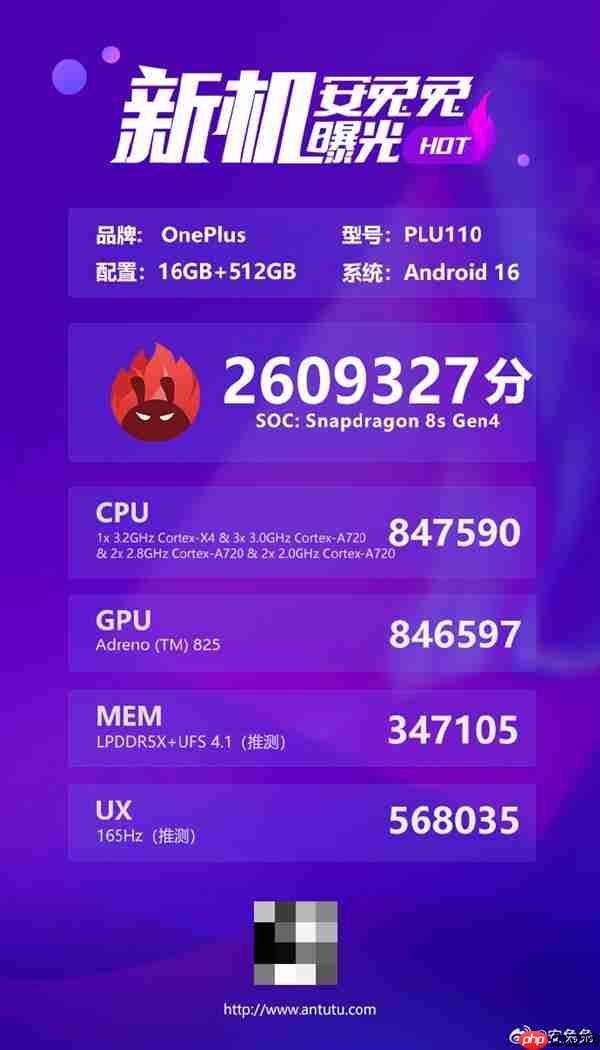 一加Turbo 6配置公布:骁龙8系旗舰+9000mAh超大电池 第4张 一加Turbo 6配置公布:骁龙8系旗舰+9000mAh超大电池 第4张