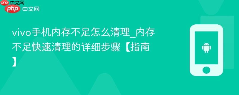 vivo手机内存不足怎么清理_内存不足快速清理的详细步骤【指南】  第1张