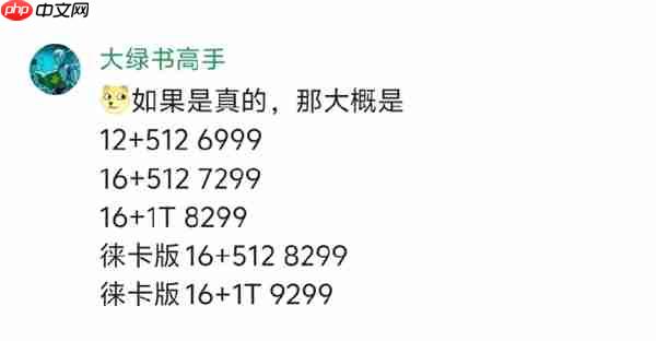 涨的有点多！小米17 Ultra今天发布：共有5个版本 这售价如何  第1张