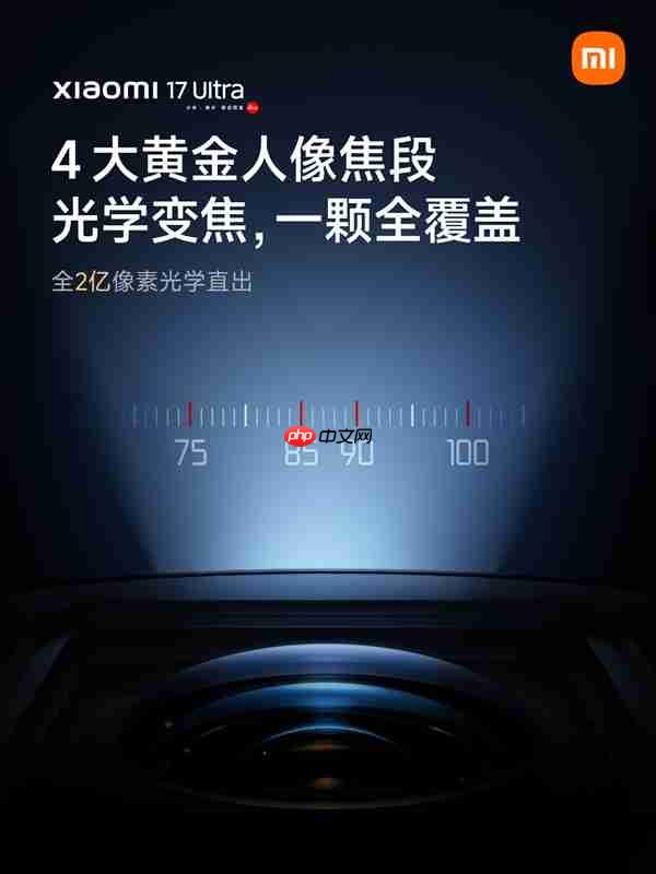 小米17 Ultra夜景人像样张公布：4大黄金人像焦段 全2亿像素光学直出  第1张