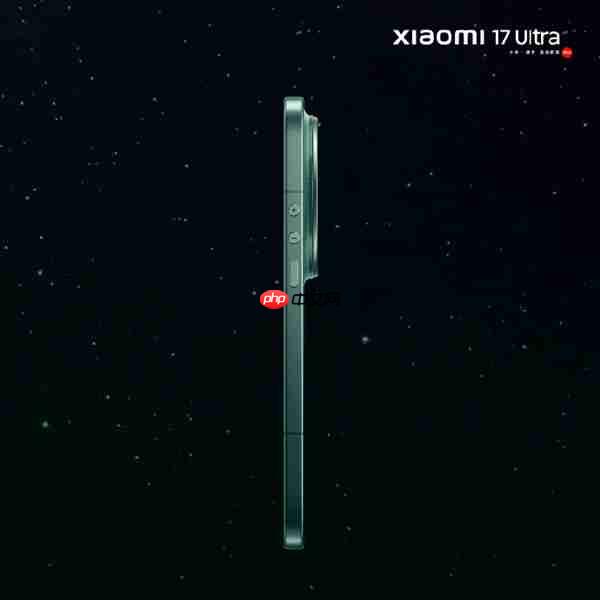 小米最惊艳、最薄的Ultra！小米17 Ultra星空绿外观细节公布：超大R角2D直屏  第5张