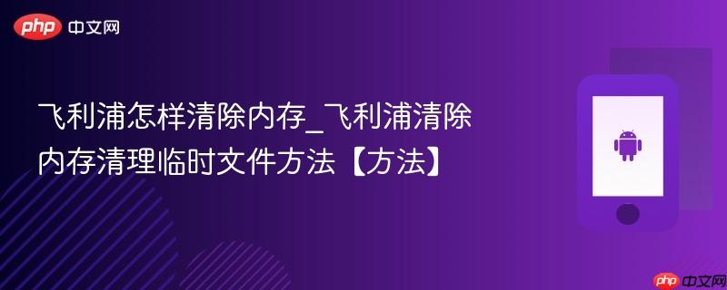 飞利浦怎样清除内存_飞利浦清除内存清理临时文件方法【方法】  第1张