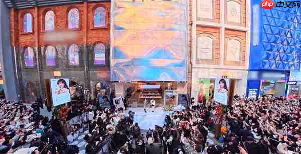 田曦薇在vivo门店当店长：现场人山人海 场面壮观  第3张