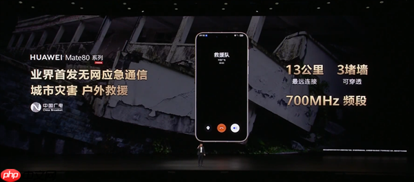 天网、地网、无网通吃！余承东：华为Mate 80系列通信地表最强  第2张
