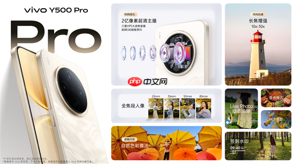 2亿像素+7000mAh半固态蓝海电池！vivo Y500 Pro首销：1799元起  第3张