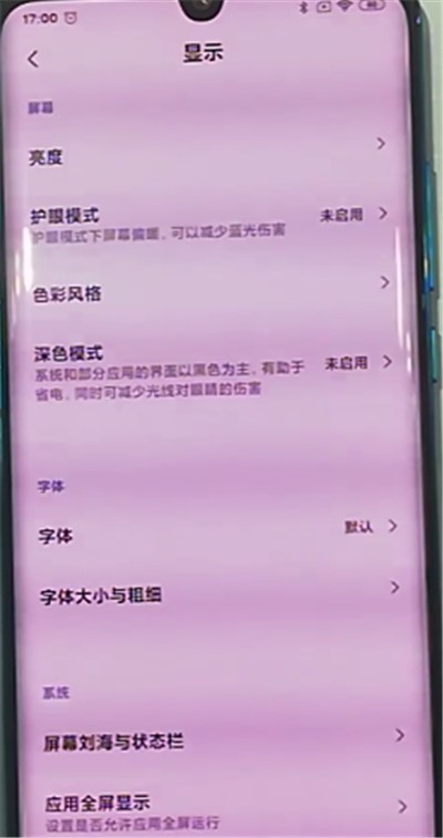 小米cc9pro中设置字体大小的方法介绍  第3张