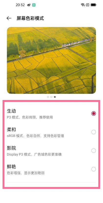 一加9r怎样设置屏幕色彩模式_一加9r生动色彩模式设置步骤  第3张
