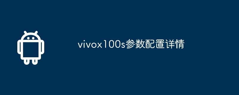 vivox100s参数配置详情  第1张