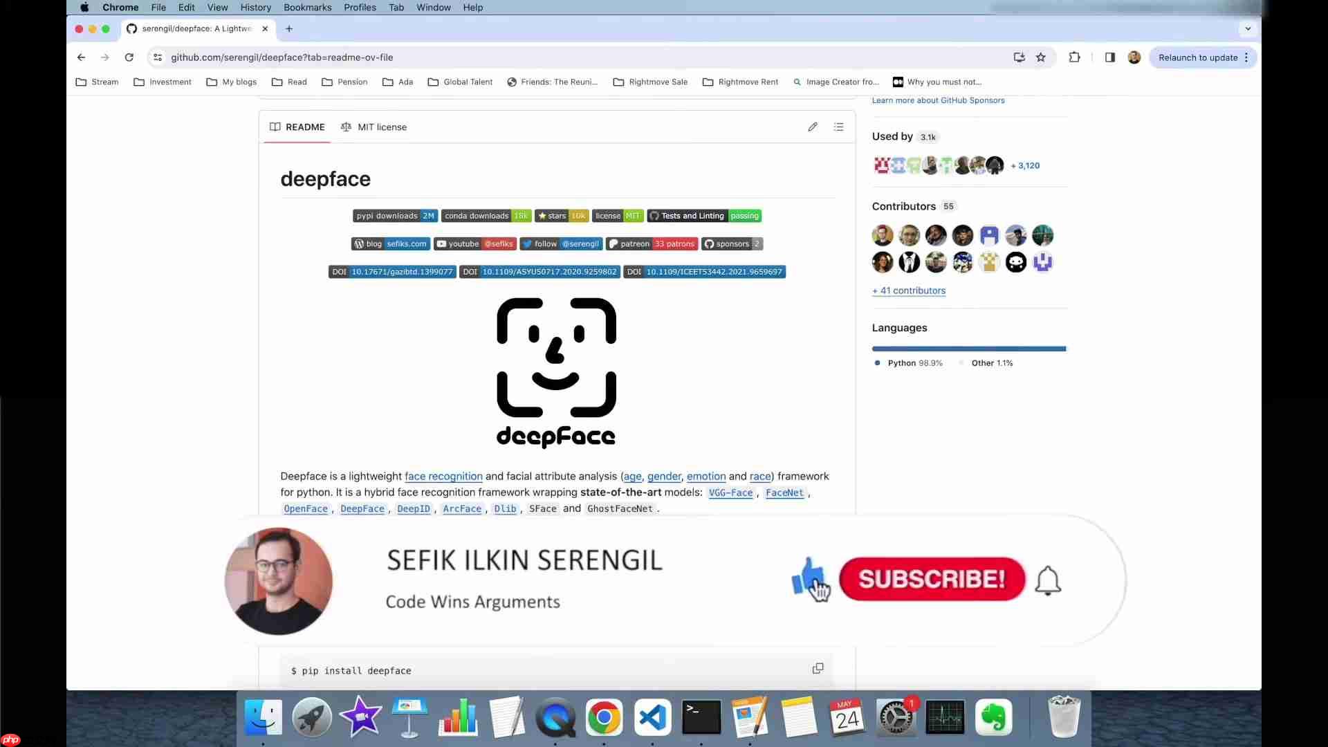 DeepFace：配置、模型及人脸识别准确率终极指南  第2张