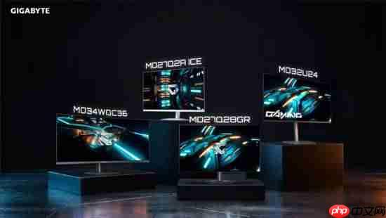 技嘉 CES 2026 发布四款全新 OLED 电竞显示器，独家画质调校技术定义视觉新巅峰  第1张