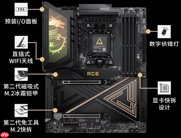 微星MAG X870E ACE MAX战神主板首发5299元 万兆+5G双网口  第4张