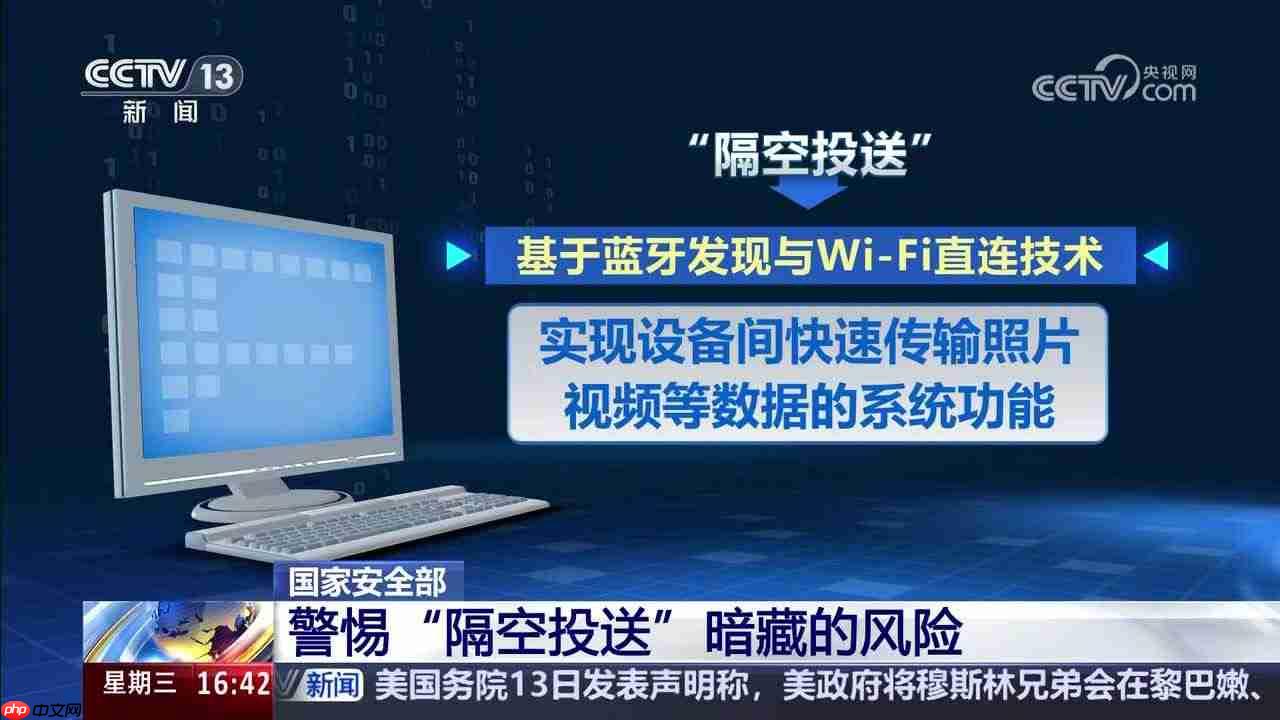 “隔空投送”易变“隔空投险”：国家安全部详解技术风险，甚至可偷开摄像头  第2张