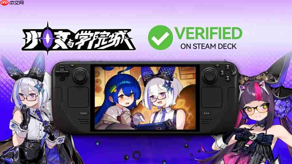 玩法创新有深度，动态立绘得人心，二次元类银河城游戏《少女与学院城》正式发售  第1张