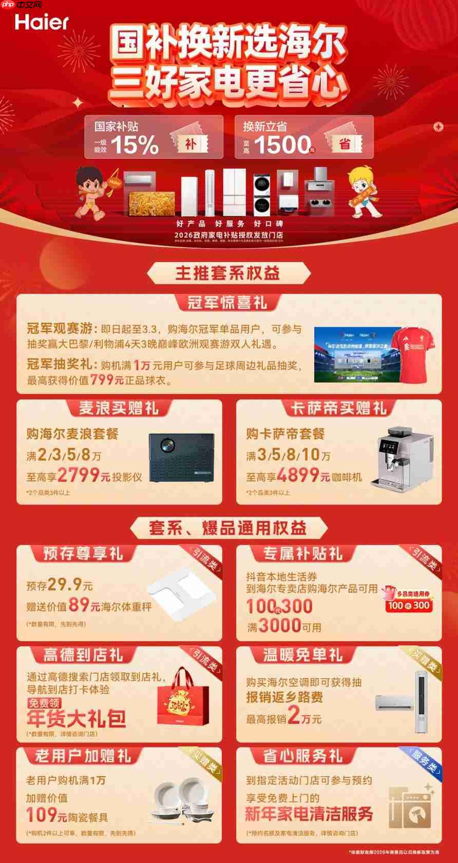 新一轮国补落地，海尔智家启动“年货节”  第3张