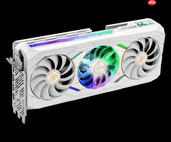 华擎发布RX 9070 XT太极白色版：自带屏幕、16针供电接口  第7张