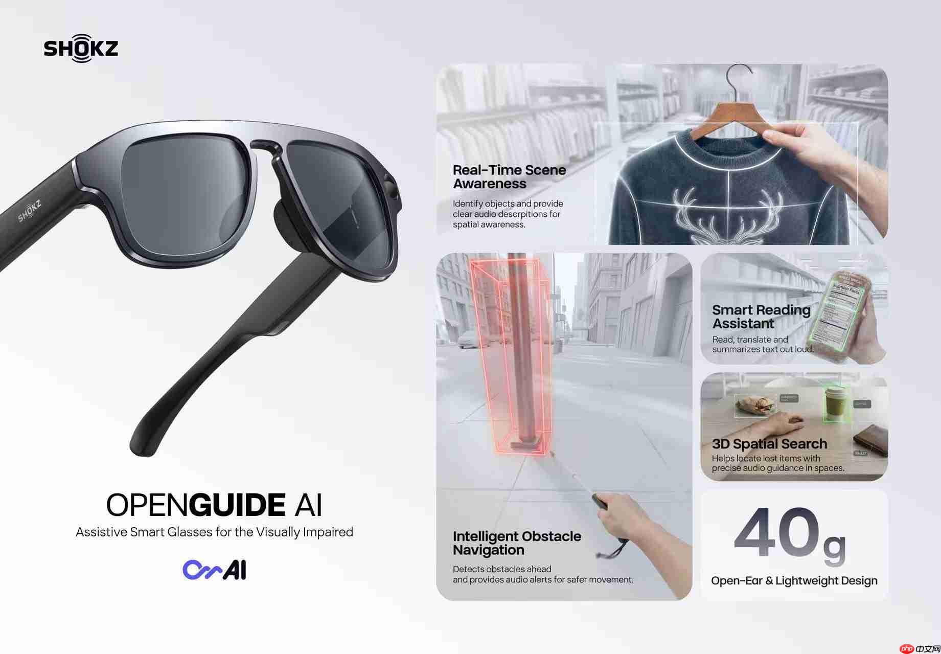 韶音在CES2026展示智能可穿戴生态布局：从开放式耳机到AI眼镜  第2张