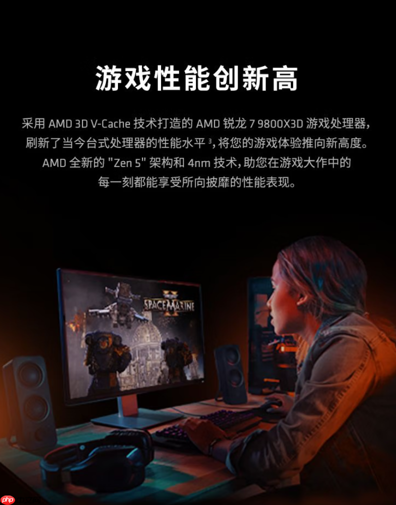 新年游戏攒机唯一真神AMD 锐龙7 9800X3D热卖推荐  第2张