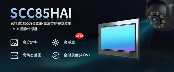 思特威推出1500万像素5K智能安防CMOS 今年Q2量产  第1张