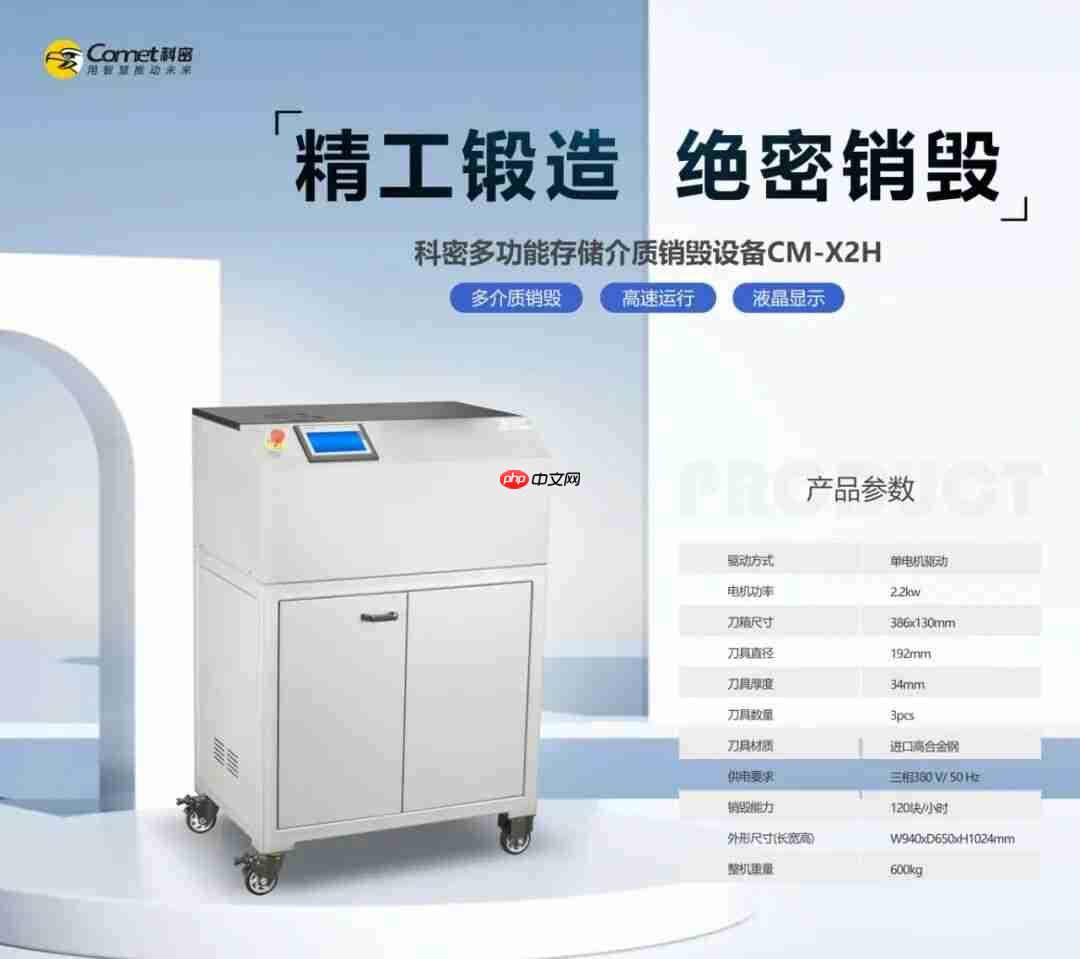 科密CM销毁设备，筑牢保密防线！  第15张