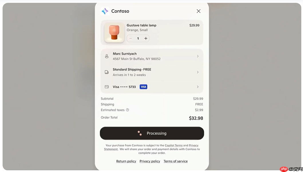 微软联手 Stripe 推出 Copilot Checkout  第1张