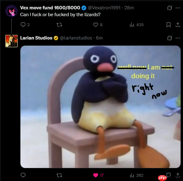 新《神界》能否和蜥蜴人发生性关系？拉瑞安：正在做  第2张