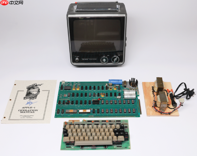 乔布斯遗物及 Apple I 原型机被拍卖  第2张