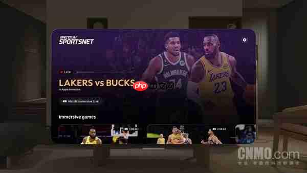 Apple Vision Pro将提供湖人队比赛3D直播 1月9日开启  第1张