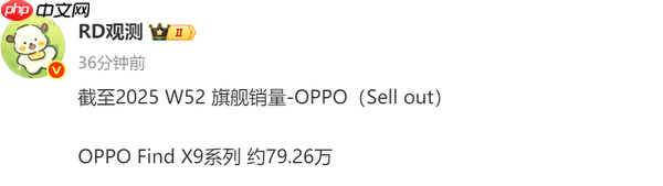 曝OPPO Find X9系列去年销量约80万台 Ultra即将问世  第2张