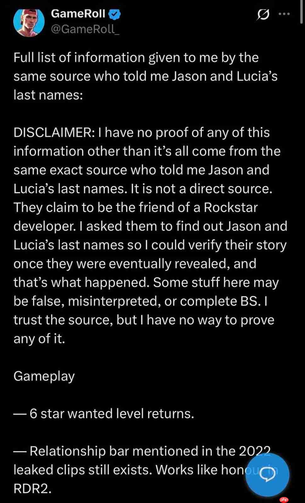 《GTA6》泄露内容被证实 R星开除泄密员工  第3张