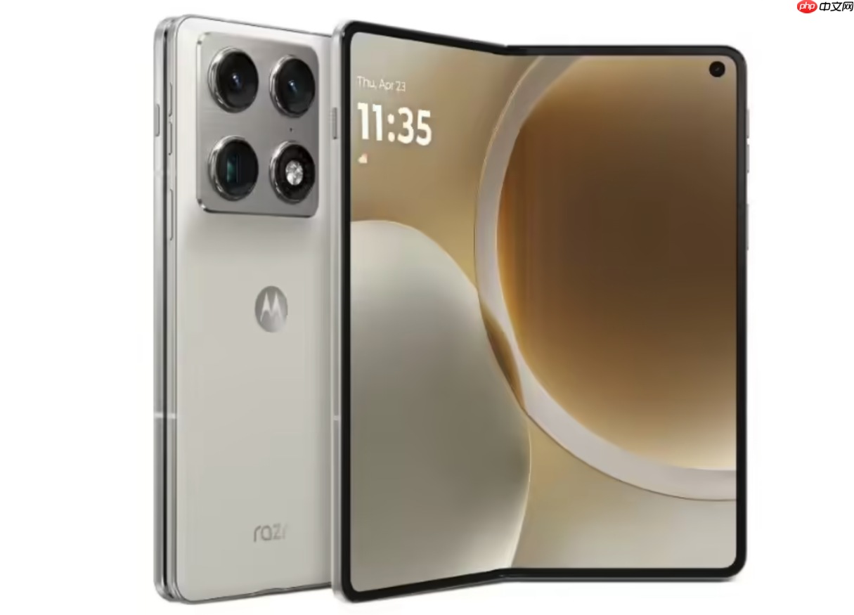 摩托罗拉首款大折叠Razr Fold发布：8.09英寸内屏+6.59外屏  第3张