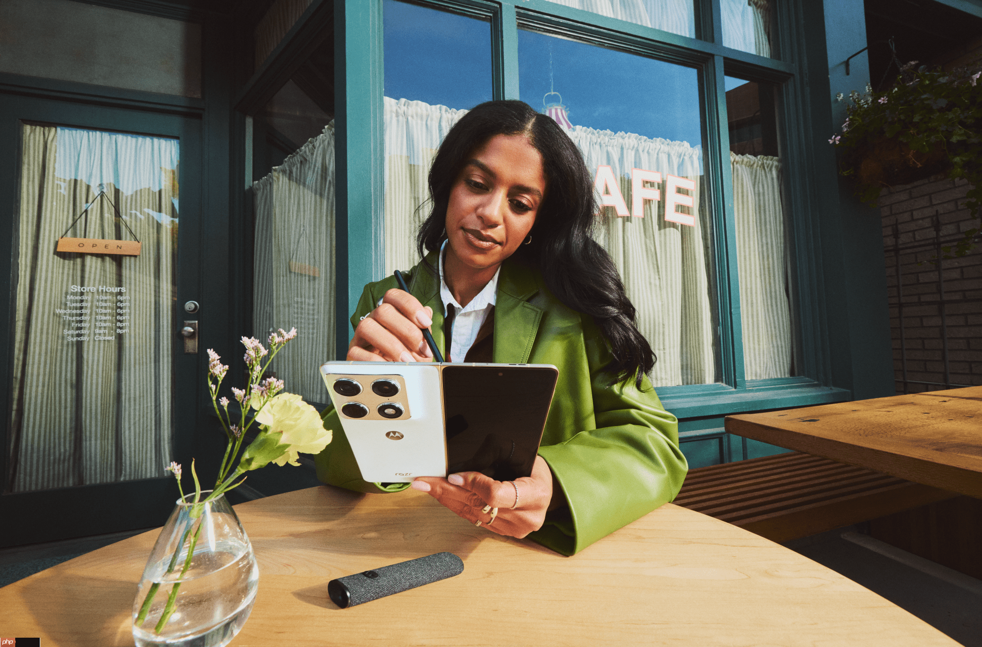 Motorola进军书本型摺叠市场！Motorola Razr Fold新旗舰曝光 搭配全新手写笔  第1张