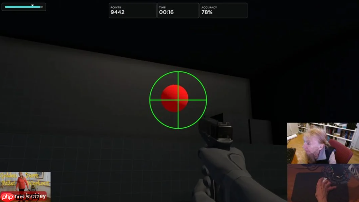 职业玩家展示自己95岁神枪手祖母 没玩过FPS但瞄准天赋惊人  第1张