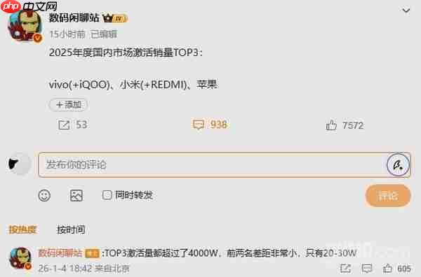 2025年国内手机市场激活销量TOP3出炉 小米力压苹果  第2张