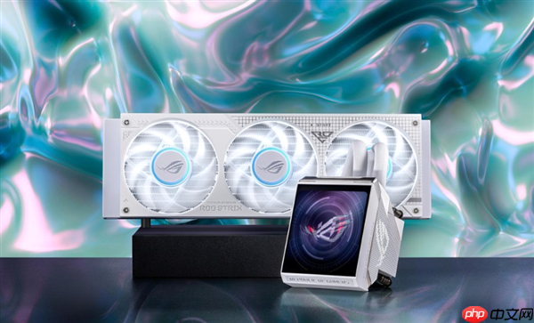 ROG幻世神海景房机箱亮相：自带9.2寸LCD屏 可旋转风扇支架  第2张