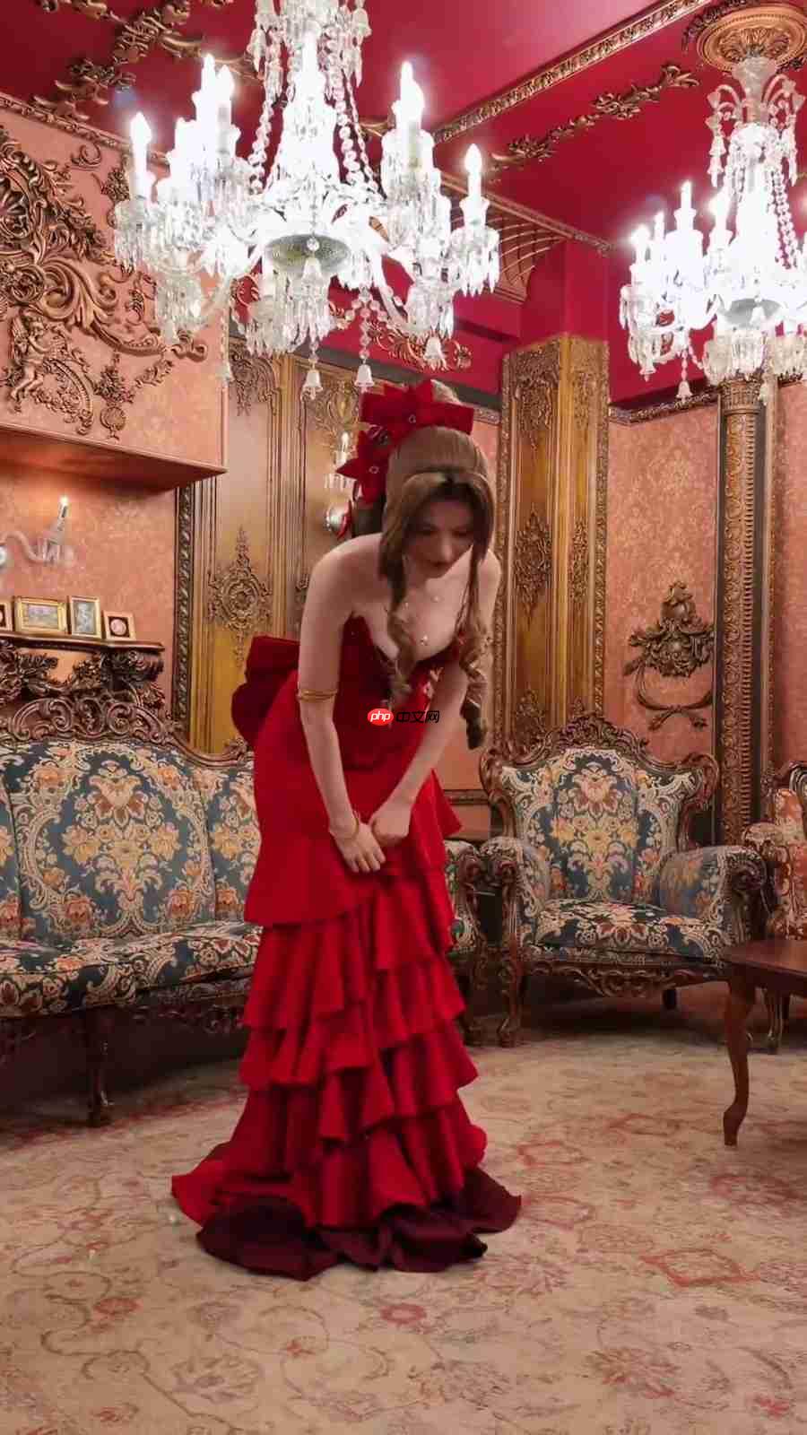 艾什莉体模cos《最终幻想》爱丽丝 顶级身材尽显优雅  第3张