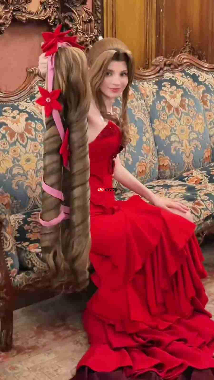 艾什莉体模cos《最终幻想》爱丽丝 顶级身材尽显优雅  第4张