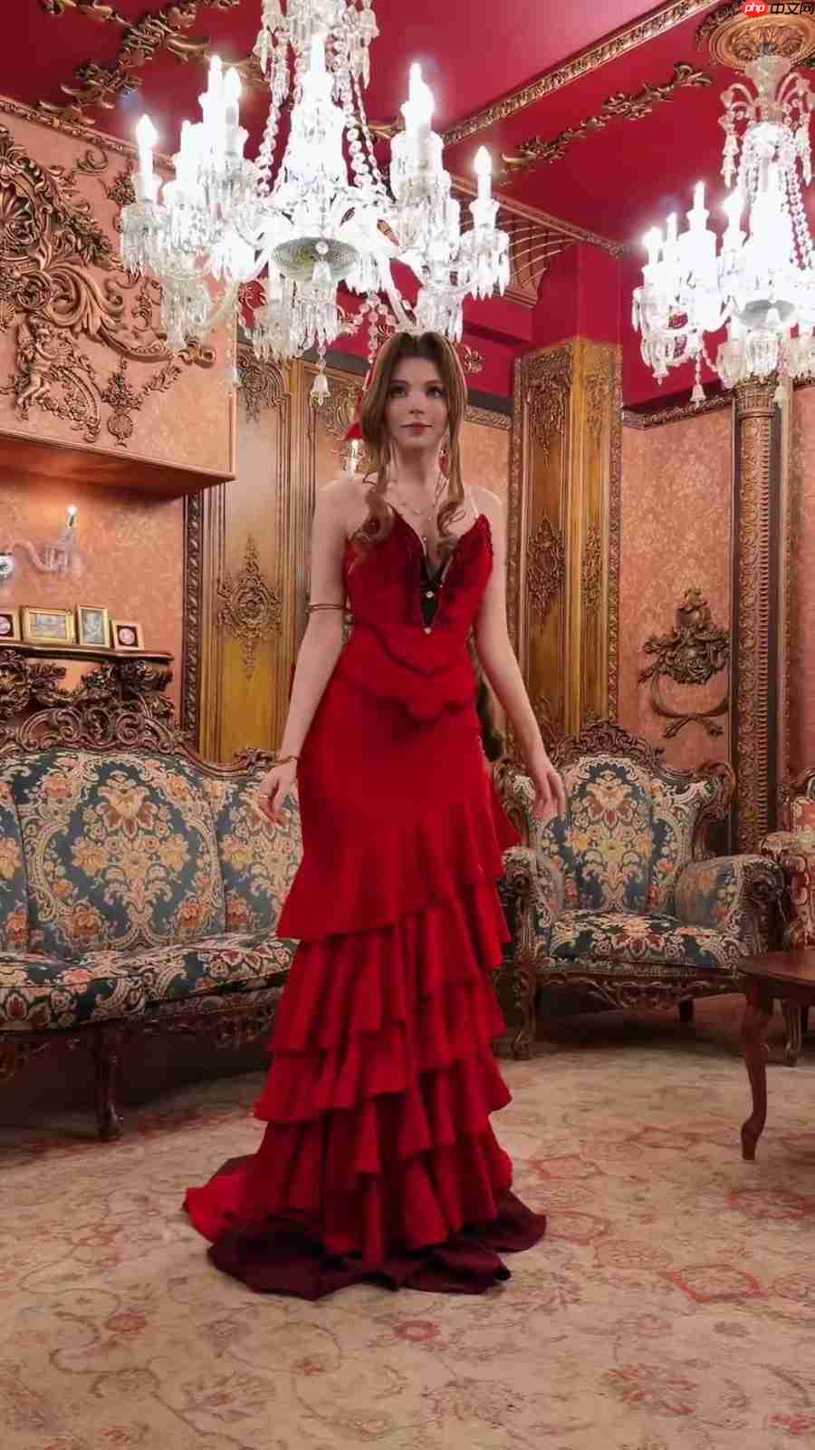 艾什莉体模cos《最终幻想》爱丽丝 顶级身材尽显优雅  第2张