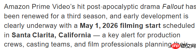 《辐射》真人剧第三季确定5月1日开拍 故事将连接《辐射5》  第2张