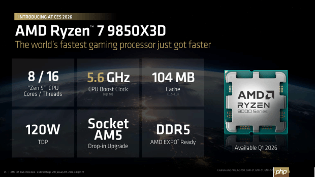 AI驱动计算变革 AMD携多款处理器新品亮相CES 2026  第14张