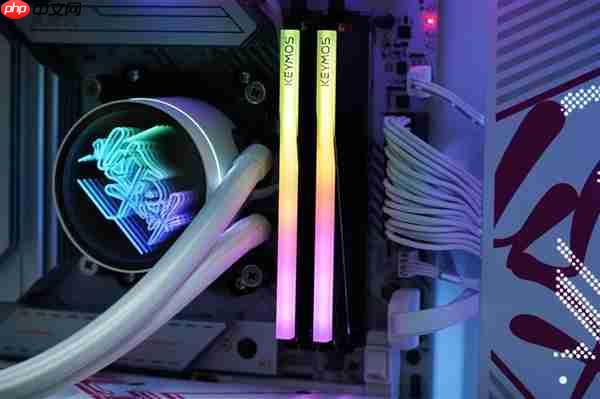 光影绚丽！KEYMOS科摩思赤霄白帝DDR5内存16GBx2 6000MHz图赏  第3张