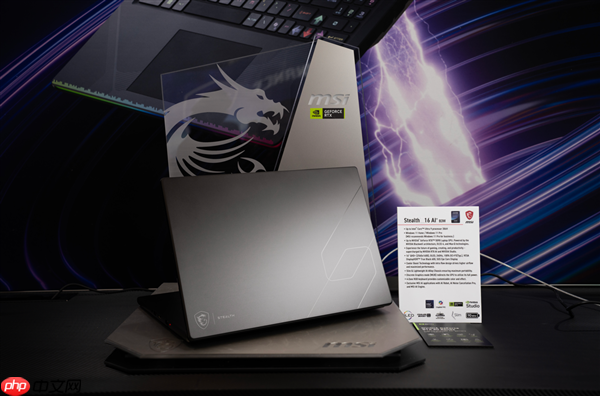 CES 2026 微星笔记本多款新品发布：  尊爵、泰坦、绝影、神影等系列均采用全新设计 第8张