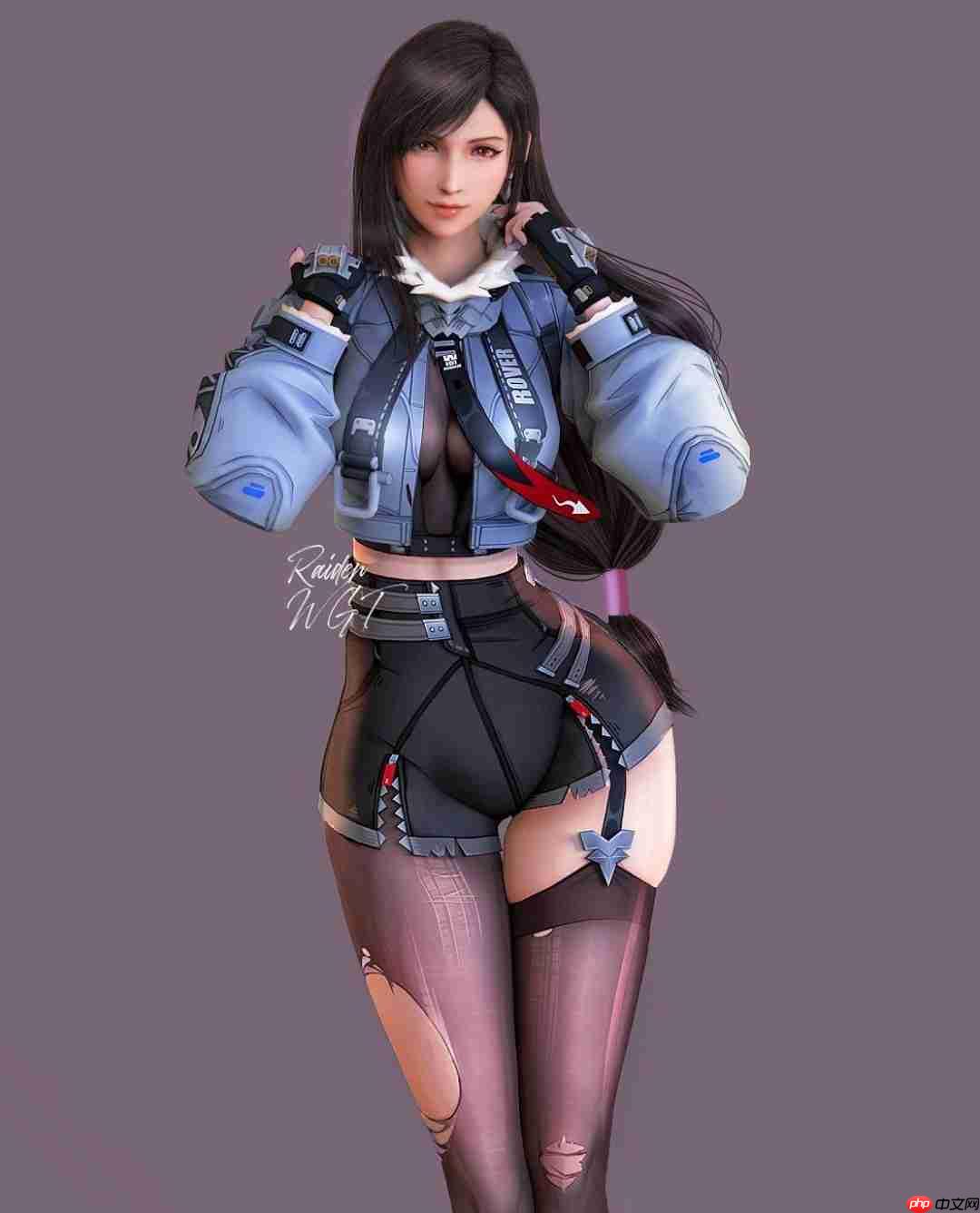 《最终幻想7》蒂法新3D美图 性感诱惑让人难把持  第5张