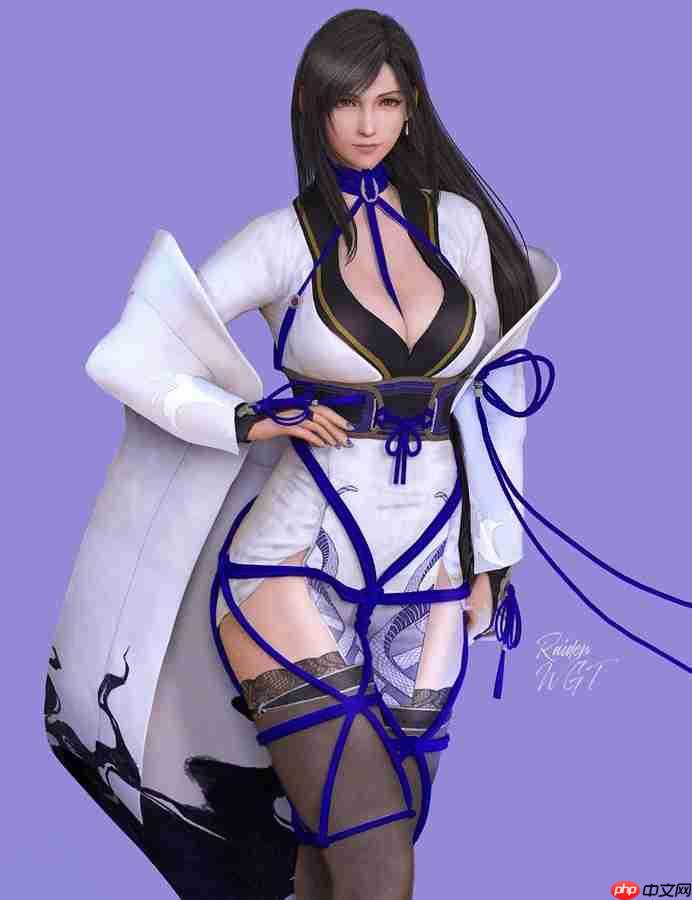 《最终幻想7》蒂法新3D美图 性感诱惑让人难把持  第7张