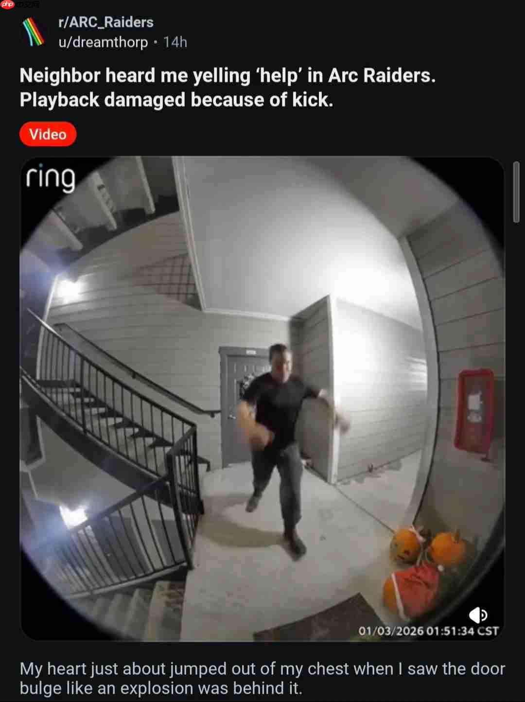 玩《ARC Raiders》太投入喊救命 热心邻居破门救援  第2张