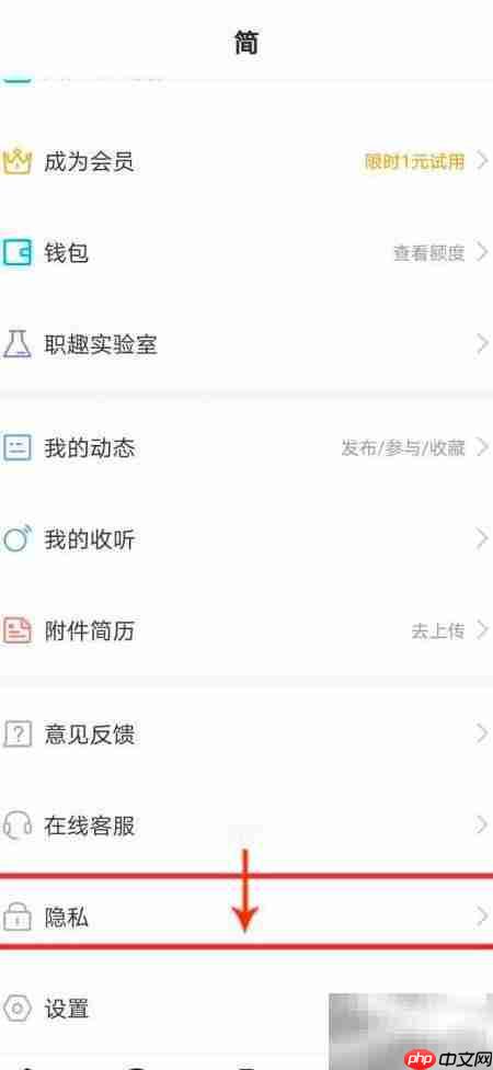 脉脉如何设置好友查看资料  第3张