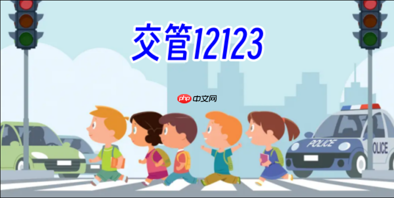 12123交通安全综合服务平台 交管12123官方网页版入口