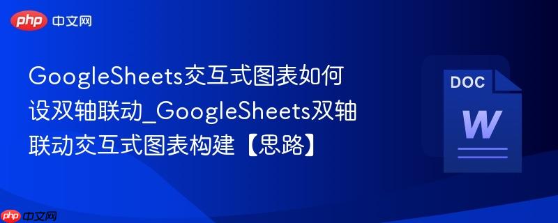GoogleSheets交互式图表如何设双轴联动_GoogleSheets双轴联动交互式图表构建【思路】  第1张