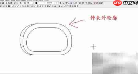 软件绘制闹钟简笔画  第2张