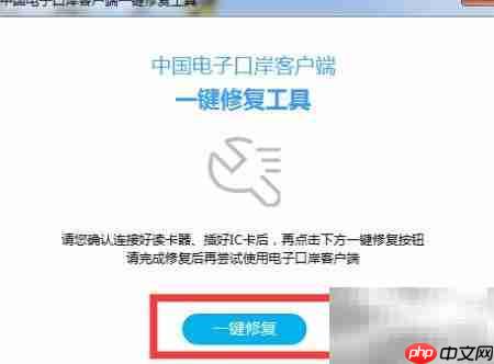 电子口岸一键修复指南  第7张