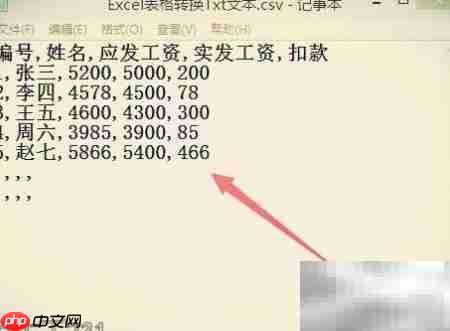 Excel转TXT格式方法  第5张